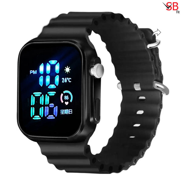 SB FIT LED Ultra Digital Sport Style Watch